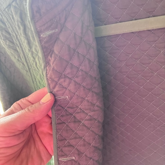 Anokhi Quilted Jacket. Size Medium. Beautiful Green Color. Gently Used. - Picture 4 of 5